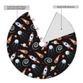 thumbnail image 2 of Sikiie Space Rocket 30-48 inches {designName} Print Christmas Tree Skirt Snowman Xmas Tree Skirt with Edge Christmas Decorations for Holiday Party30", 2 of 7