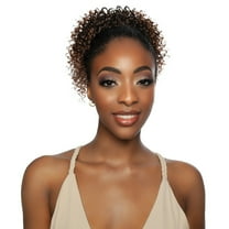 Mane Concept Brown Sugar Human Hair Mix Wrap&Tie Ponytail - BSWNT15 STRAW COIL 10" (1)