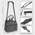 thumbnail image 2 of Disketp Black Leopard Lonchera Térmica para Mujer y Hombre, Bolsa de Almuerzo Reutilizable e Impermeable para Trabajo, Viajes y Picnic, 2 of 7
