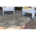 thumbnail image 7 of Jill Zarin Outdoor Collection Area Rug - Costa Rica (4' 1" Round Charcoal Gray/Ivory), 7 of 7