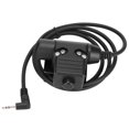 thumbnail image 2 of Military Headset Adapter, High Hardness Military Adapter Plug And Play Strong Toughness High Sensitivity With Clip For   Talkie, 2 of 8