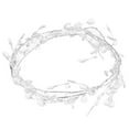 thumbnail image 4 of Guirnalda de cuentas acrílicas transparentes, decoración de fiesta de 39,37 pulgadas, guirnalda de ramas, guirnalda con alambre de hierro para corona,, 4 of 9