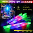 thumbnail image 4 of 118PC Multi-Color Flashing Foam Sticks, Battery Included Light Up Sticks for Concerts and Night Events, 4 of 19