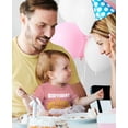thumbnail image 3 of Birthday Girl Youth Gold Crown Tiara Youth Kids T-Shirt X-Large Heather Mauve, 3 of 5