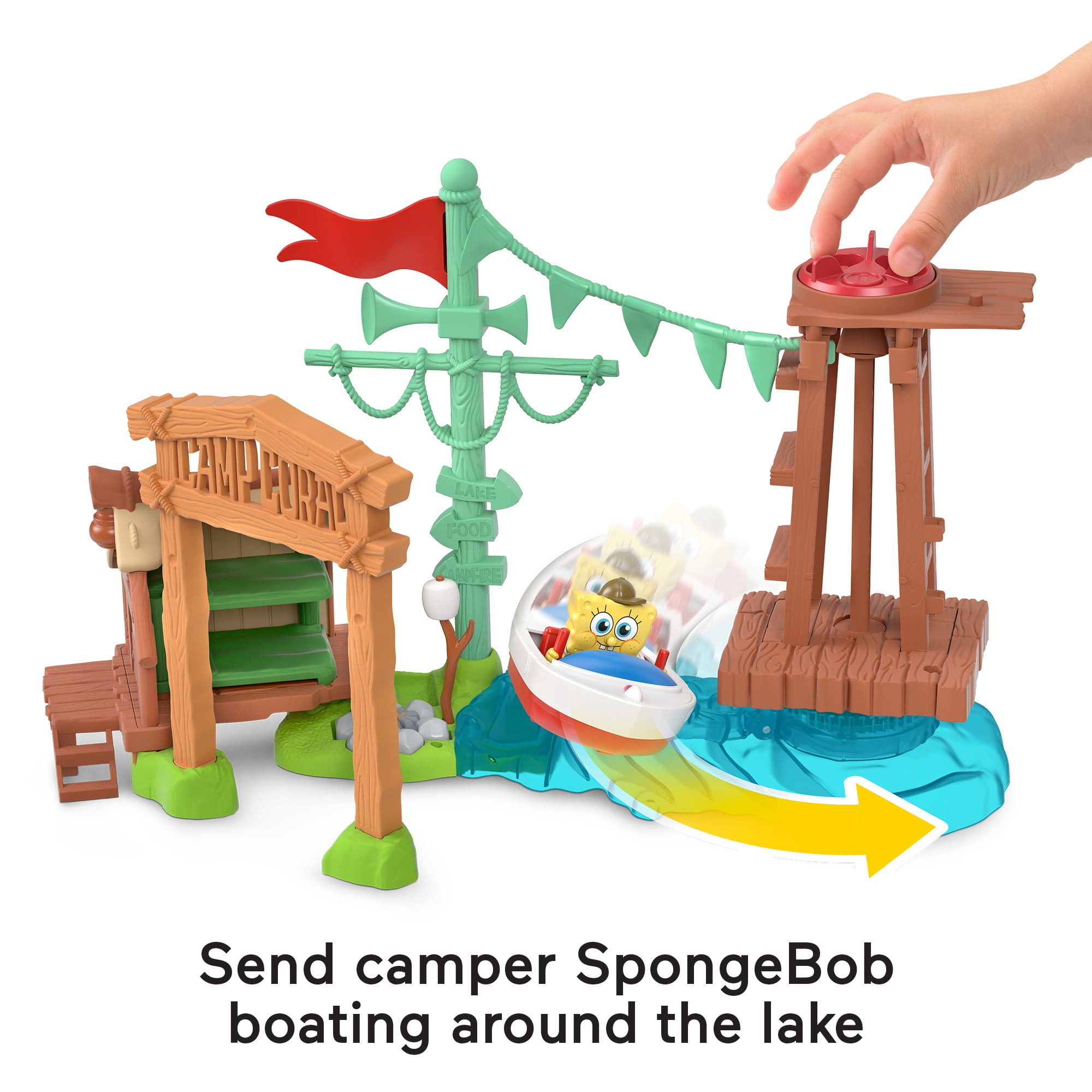spongebob camp coral playset