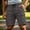 Dark Gray, variant on CCRFTGI Men's Cargo Sweat Shorts Casual Drawstring Elastic Waist Athletic Workout Gym Jogger Shorts with Pockets Saffron 3XL