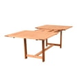 thumbnail image 5 of Amazonia Girona Solid Wood 7 Pieces Extendable Rectangular Patio Dining Set, 5 of 12