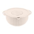 thumbnail image 3 of Strainers & Colanders Aqestyerly Stainless Steel Drainage Basket Cleaning Vegetable and Fruit Rotating Drainage Basket Kitchen Rice Washing and Drainage Tool, 3 of 3