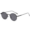 thumbnail image 5 of Gafas de sol retro personalizadas para hombres y mujeres, gafas de sol redondas de montura pequeña de moda europeas y americanas, gafas de metal, 5 of 5