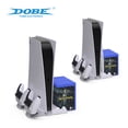 thumbnail image 4 of Support de Refroidissement Multifonction PS5 Slim – Base Universelle pour Console PS5 avec Rangement pour Disques de Jeu et Station de Charge Double pour Manettes, Refroidisseur avec Prévention de la Surchauffe pour PlayStation 5 Slim/Disc/Numérique, 4 of 5