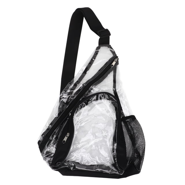 Bolso bandolera transparente,Bolso bandolera transparente Bolso de pecho transparente de PVC Bolso de pecho transparente de PVC construido para durar