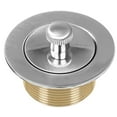 thumbnail image 4 of 100% Brass Lift and Turn Bathtub Drain - Brushed Nickel Finish - Handyman Designed - Fits All Bathtub Sizes - Tested for Quality in America - Vance Home Improvement Drain Conversion Kit, 4 of 4