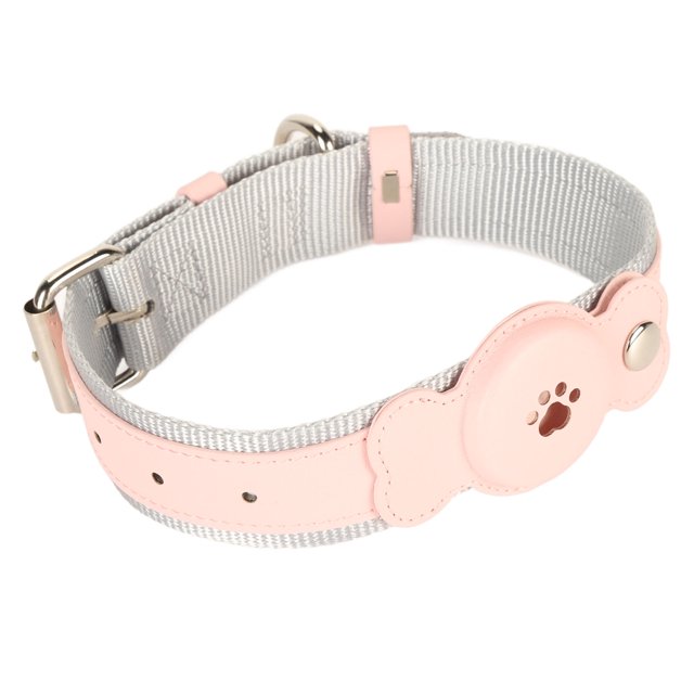 Adjustable Stylish Dog Collar with Waterproof Lightweight Durable Comfortable Design, Vibrant Color, Ideal for Pet Dogs Cats PU, Cloth, Metal