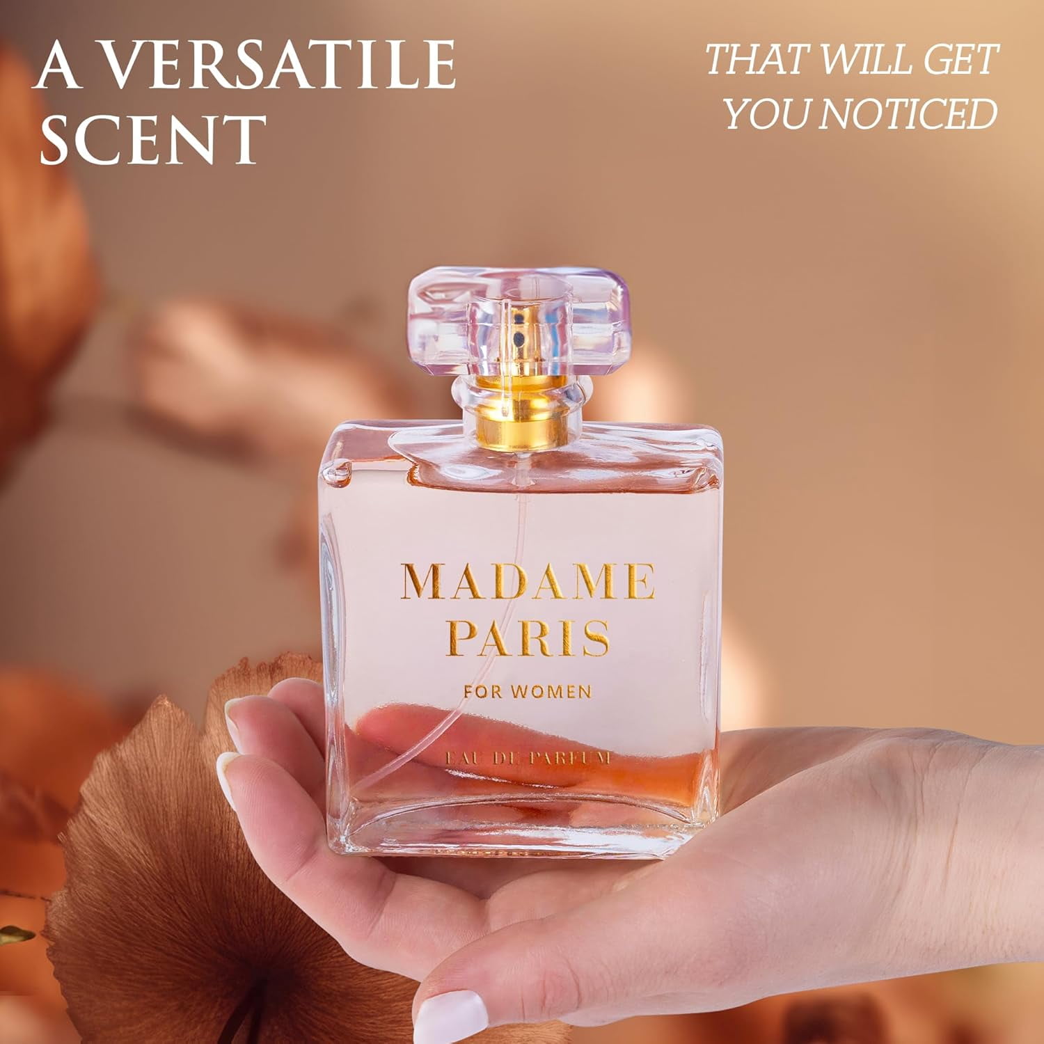 Madame Paris Eau De Parfum for Women, 3.4 oz – Floral, Ambery Scent, Cruelty-Free Perfume