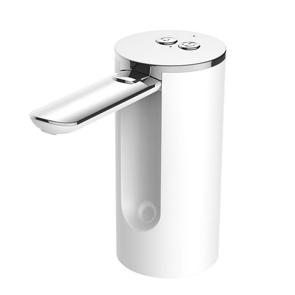 Portable Drinking Water Pump, Water Jug Pump Quantitative Pumping for Kitchen White