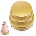 thumbnail image 4 of Soporte Para Pasteles Lotus Edge Galletas Cupcake Soporte Para Postres Exhibición De Postres Metal Redondo Para Mesa De Postres Boda Cumpleaños Aniversario Fiestas 3 Uds matsuzay HA027260-01, 4 of 6