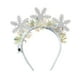 thumbnail image 1 of Diadema navideña iluminada con astas y purpurina - Adorno LED a pilas para fiestas navideñas, 1 of 2