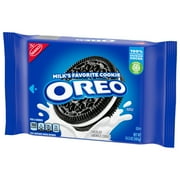 OREO Chocolate Sandwich Cookies, Baked, 14.3 oz, Shelf Stable, Plastic Tray