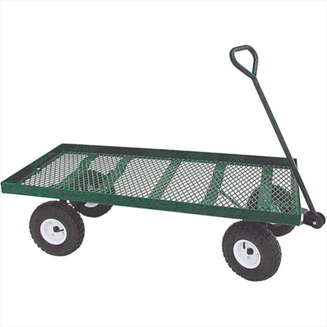 TekSupply 108675 EZHaul Flat Bed Metal Wagon