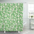 thumbnail image 1 of Cortina de Ducha ABPHQTO Estampado Floral Verde y Beige 150x180 cm, 1 of 1