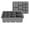Gray, variant on Multi-Size 13-Cavity Square Ice Tray Food Grade Silicone Ice Mold, Easy Release Ice Cube Maker Square Ice Cube Tray Silicone Ice Mold,Compartment Plastic Food Storage Organizer.