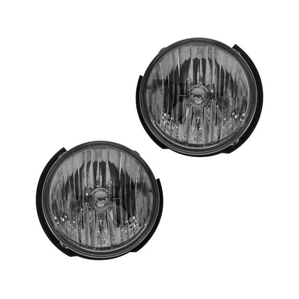 Headlight Assembly Set of 2 - Compatible with 2007 - 2017 Jeep Wrangler 2008  2009 2010 2011 2012 2013 2014 2015 2016 