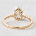 thumbnail image 4 of solitaire jewels 3CT Pear Moissanite Solitaire Engagement Ring For Women, 14K Yellow Gold, 4 of 5