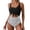 Cow Pattern, variant on One Piece Swimsuit for Women Tummy Control Slimming Bathing Suit Cutout Tie Knot Printed Swimwear