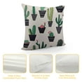 thumbnail image 4 of GOSMITH  Cacti Throw Pillow Cover Decorative Pattern with Cactus and Succulents Flowerpot Trendy Design Square Pillow Case Cushion Cover for Home Car Kitchen Decorative, 4 of 5