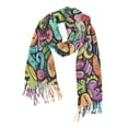 thumbnail image 5 of Winter Scarves for Women Funny Characters Fashion Pashmina Shawl Wraps Long Blanket Scarf for Fall Spring, 5 of 10