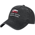 thumbnail image 2 of I Stand with Greenland hat Support Greenland Cotton Cap Natural, 2 of 7