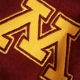 thumbnail image 3 of Women's Stadium Athletic Maroon Minnesota Golden Gophers Arched Name Full-Zip Hoodie, 3 of 3