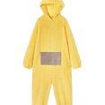 thumbnail image 3 of Disi Onesis Loose Fit Color sólido Mujer Estilo casual Traje diario (M) Amarillo, 3 of 6