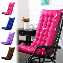 Blukids Super Soft Chaise Lounge Cushions Lounge Chair Cushion Waterproof Thickened Rocking Chair Cushion for Outdoor Patio Garden Beach Indoor Home Office,15×43 inch(Hot Pink)