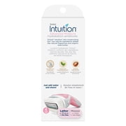 Schick Intuition Advanced Moisture Women's Razor Handle Plus 2 4-Blade Razor Refills, Lather & Shave In One Step