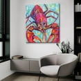thumbnail image 5 of Epic Art 'Lilly Lobster III' by Jeanette Vertentes, Acrylic Glass Wall Art, 36"x36", 5 of 10