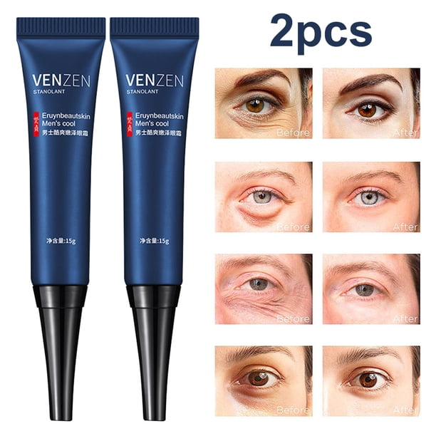 Hidratante para Ojos 2 Uds. Desvanece Las Ojeras Los Hombres Revitalizan El Área 15ml