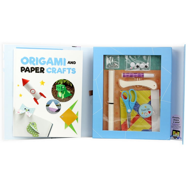 SpiceBox Adult Art Craft & Hobby Kits Complete Book Of Paper Crafts