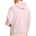 thumbnail image 4 of Hanes Mens EcoSmart Fleece Hoodie, M, Pale Pink, 4 of 4