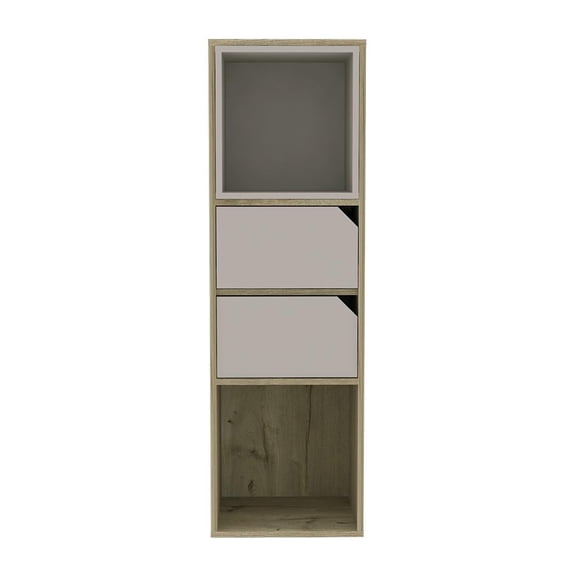 Biblioteca Klik fiji modulo cajones beige