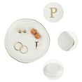 thumbnail image 3 of Unique Bargains Ceramic Jewelry Tray Decorative Trinket Dish Gifts Jewelry Boxes White-P, 3 of 7