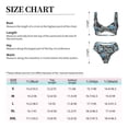 thumbnail image 4 of Kdxio Blue Excavator Print Women's 2 Piece High Waisted Wrap Spaghetti Strap Summer Swimsuit Bikini Set-XX-Large, 4 of 7