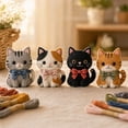 thumbnail image 4 of DIY Fabric Animal Sewing Craft Kit, Beginner Handmade Plush Making Set with Bird Gnome Dog Cat Patterns, Creative Art Gift Kit for DIY Handcraft Lovers, 4 of 7