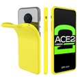 thumbnail image 2 of Cribun Coque en Silicone TPU Compatible avec Oppo Reno Ace 2 - Housse de Protection en Caoutchouc Souple et Flexible - Jaune Citron, 2 of 8