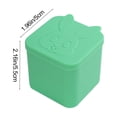 thumbnail image 3 of Sokhug Easter Bunny Silicone Snack Containers - Leakproof Mini Food Storage for Salad Dressing, Bento Lunch Box, 2.2in, Green, 3 of 6