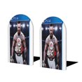 thumbnail image 1 of UFC Sujetalibros decorativos temáticos, tope para estantería con base antideslizante, uso dual para hogar y oficina - 2 piezas, 1 of 6