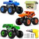 thumbnail image 1 of Monster truck desmontable Bugrtarey para niños de 3 a 8 años con taladro, 1 of 7