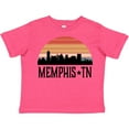 thumbnail image 3 of Inktastic Memphis Tennessee Skyline Retro Sunset Boys or Girls Toddler T-Shirt, 3 of 5