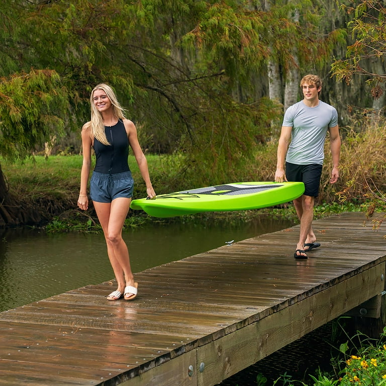 Lifetime Horizon 10ft Lime Green Rigid SUP Set of 2, Solid Plastic
