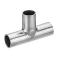 thumbnail image 5 of T Joint Duct Splitter, 0.63 Inch 3 Way Duct Welding Connector T Shape Metal Exhaust Pipe Splitter Fitting Round, 5 of 6
